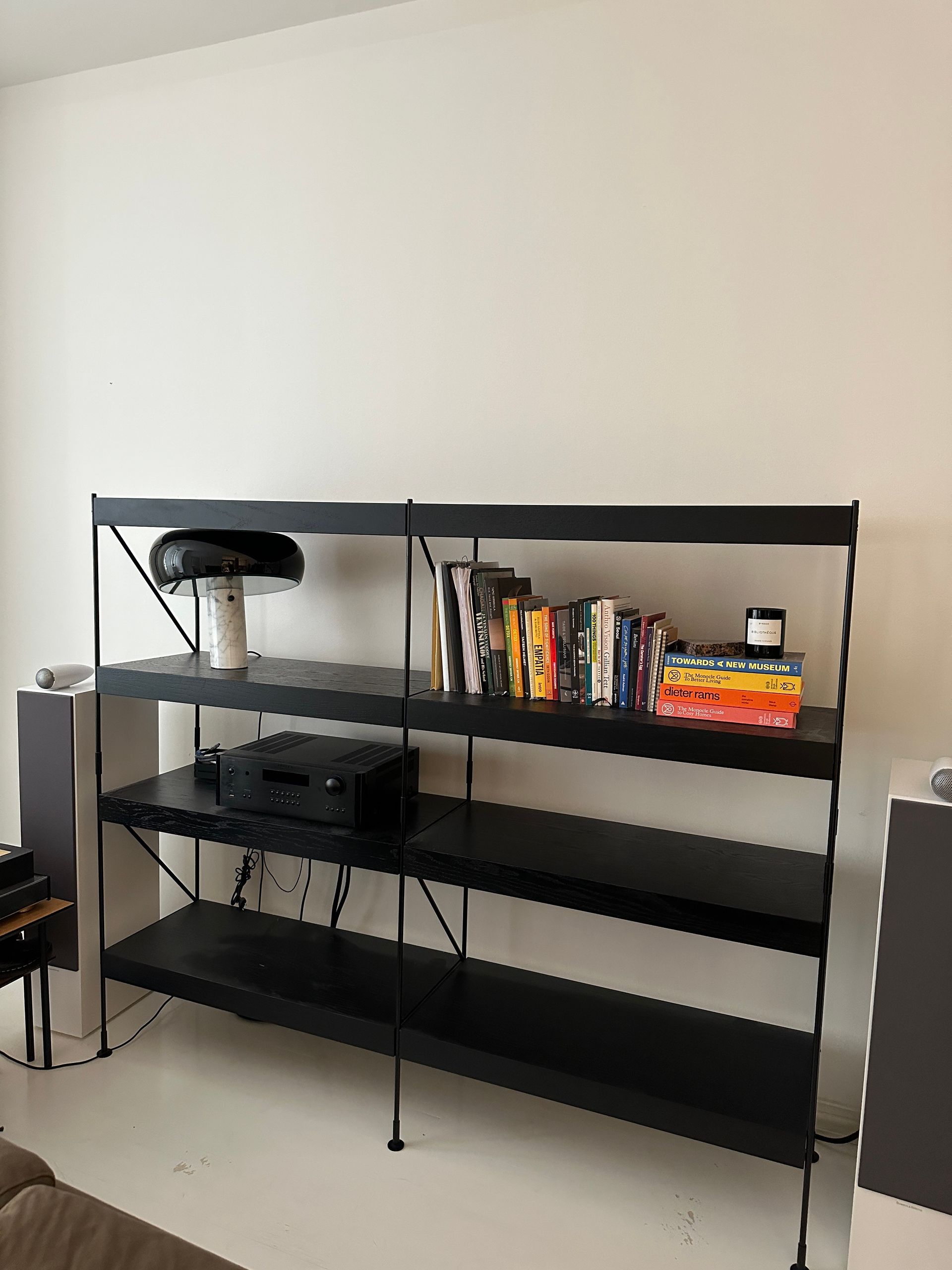 Zet Storage System H Black Steel Black Oak Franckly