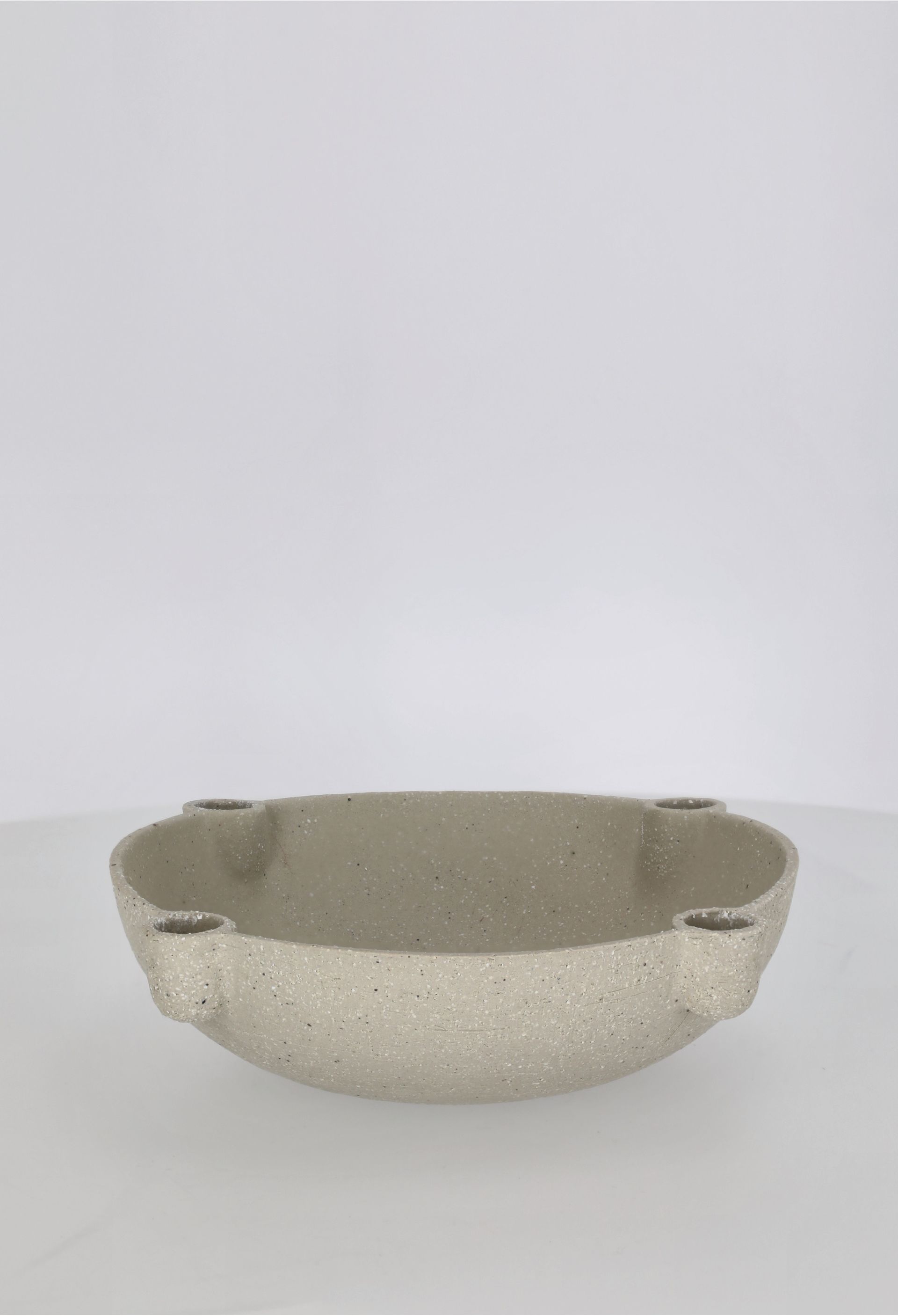 Bowl candle holder, large, ceramic Franckly