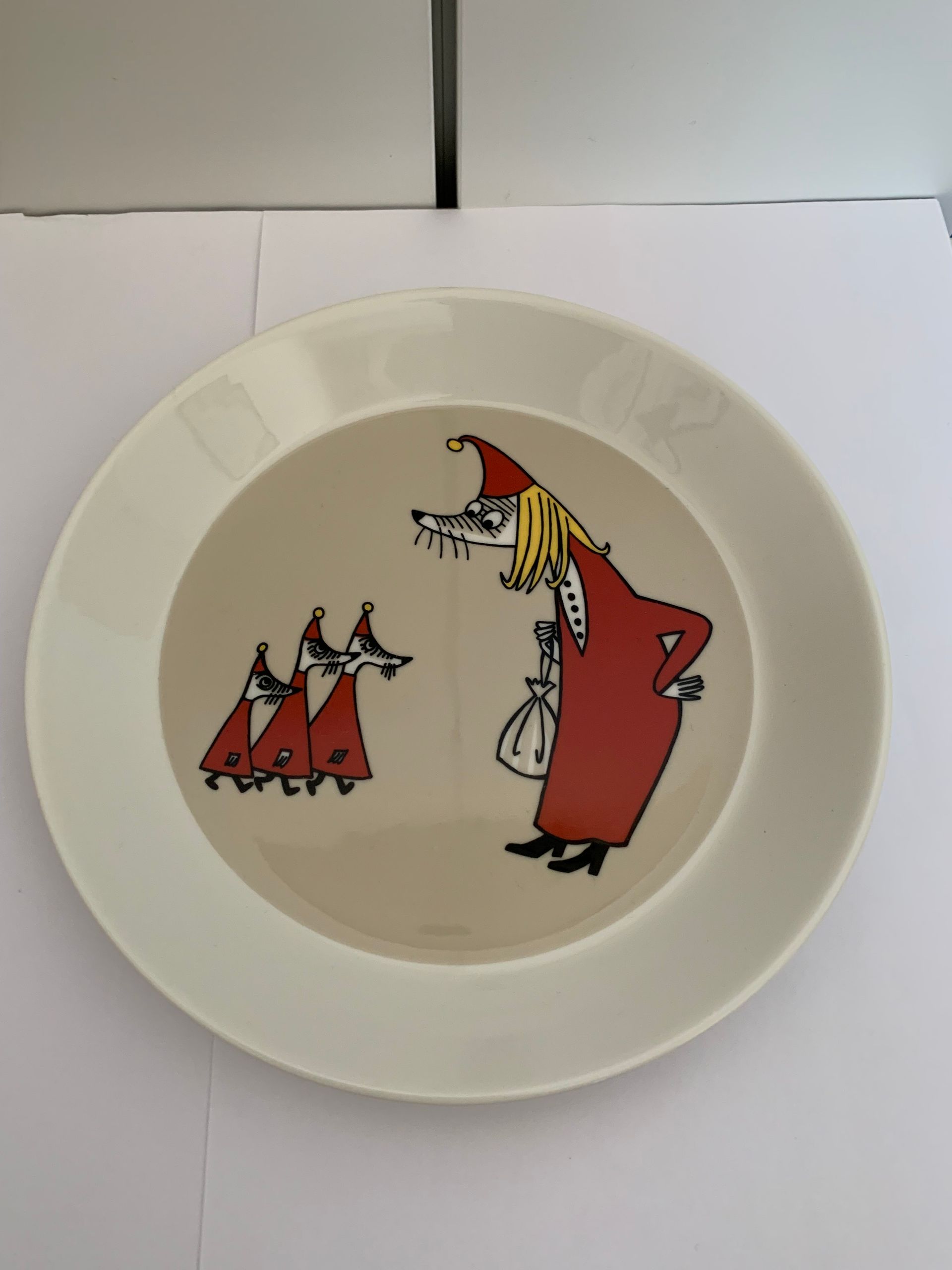 Moomin plate, Fillyjonk, beige | Franckly