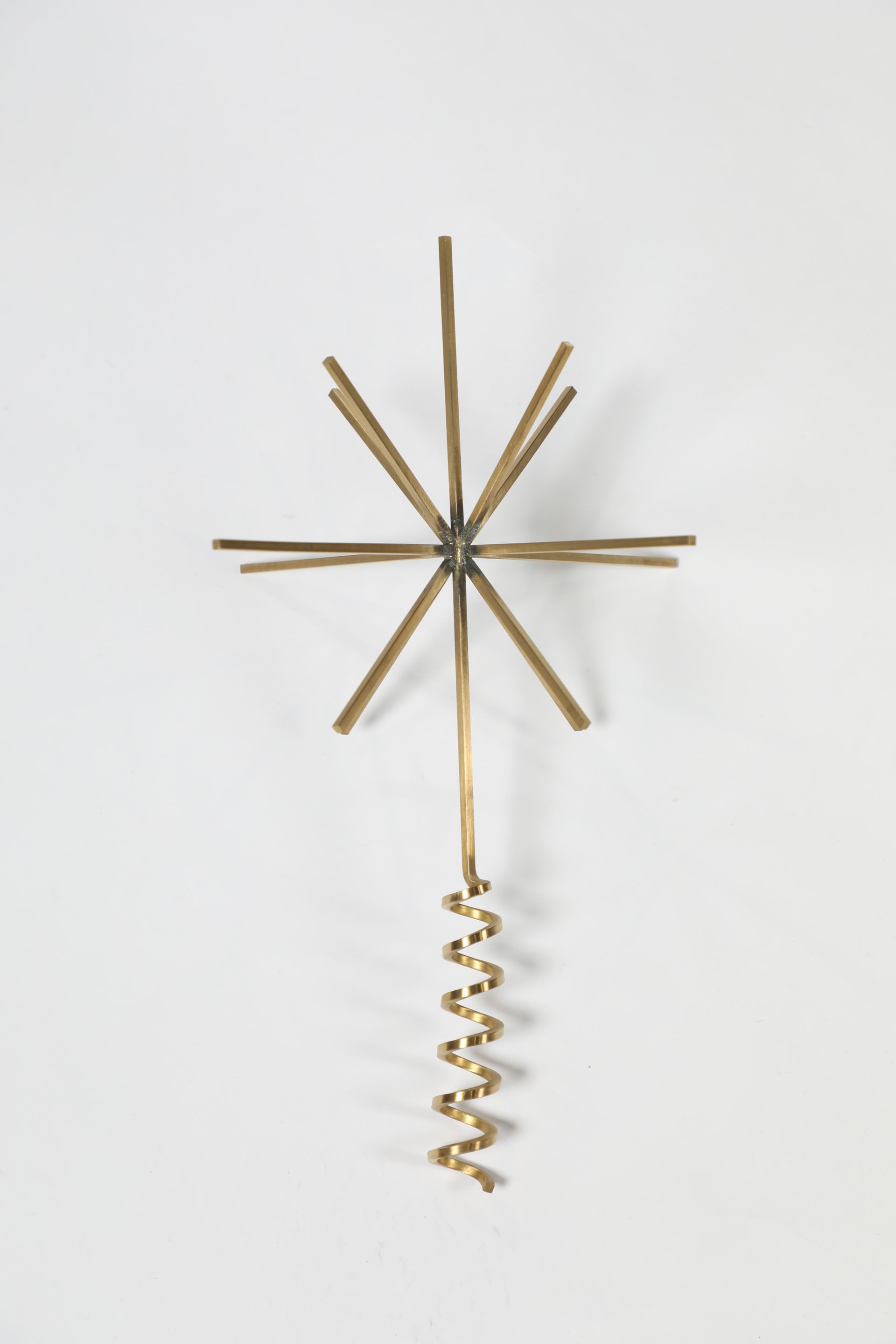 Brass Christmas Tree Top Star Franckly