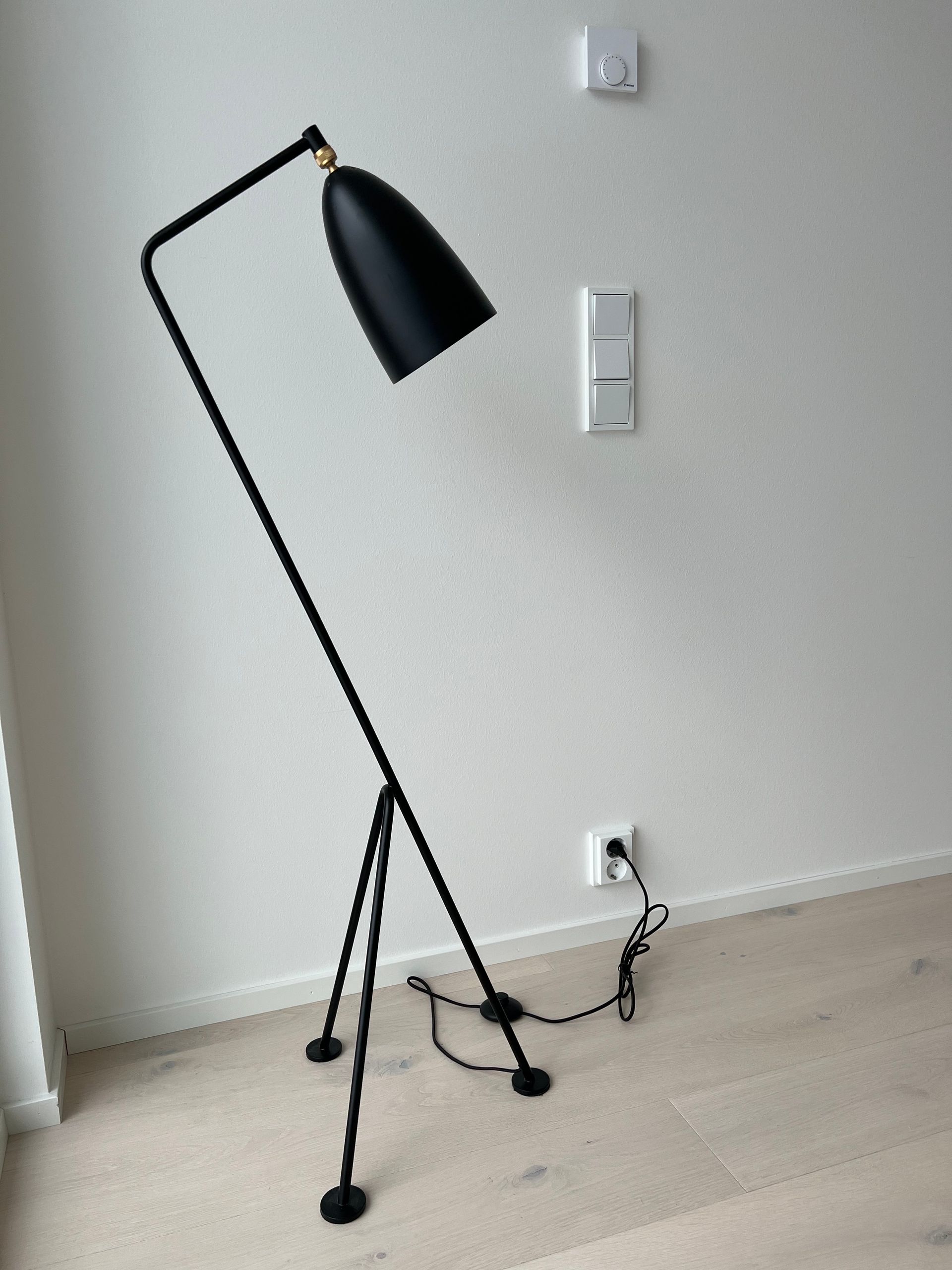 floor lamp, jet black Franckly