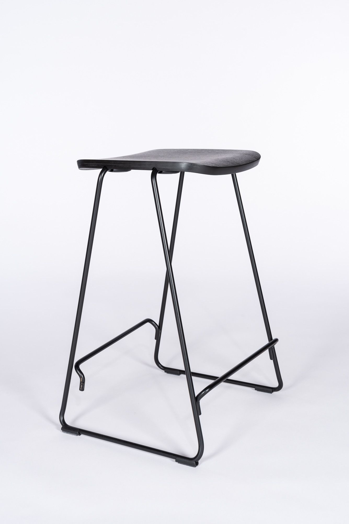 Just Barstool 65 cm, without back rest, black | Franckly