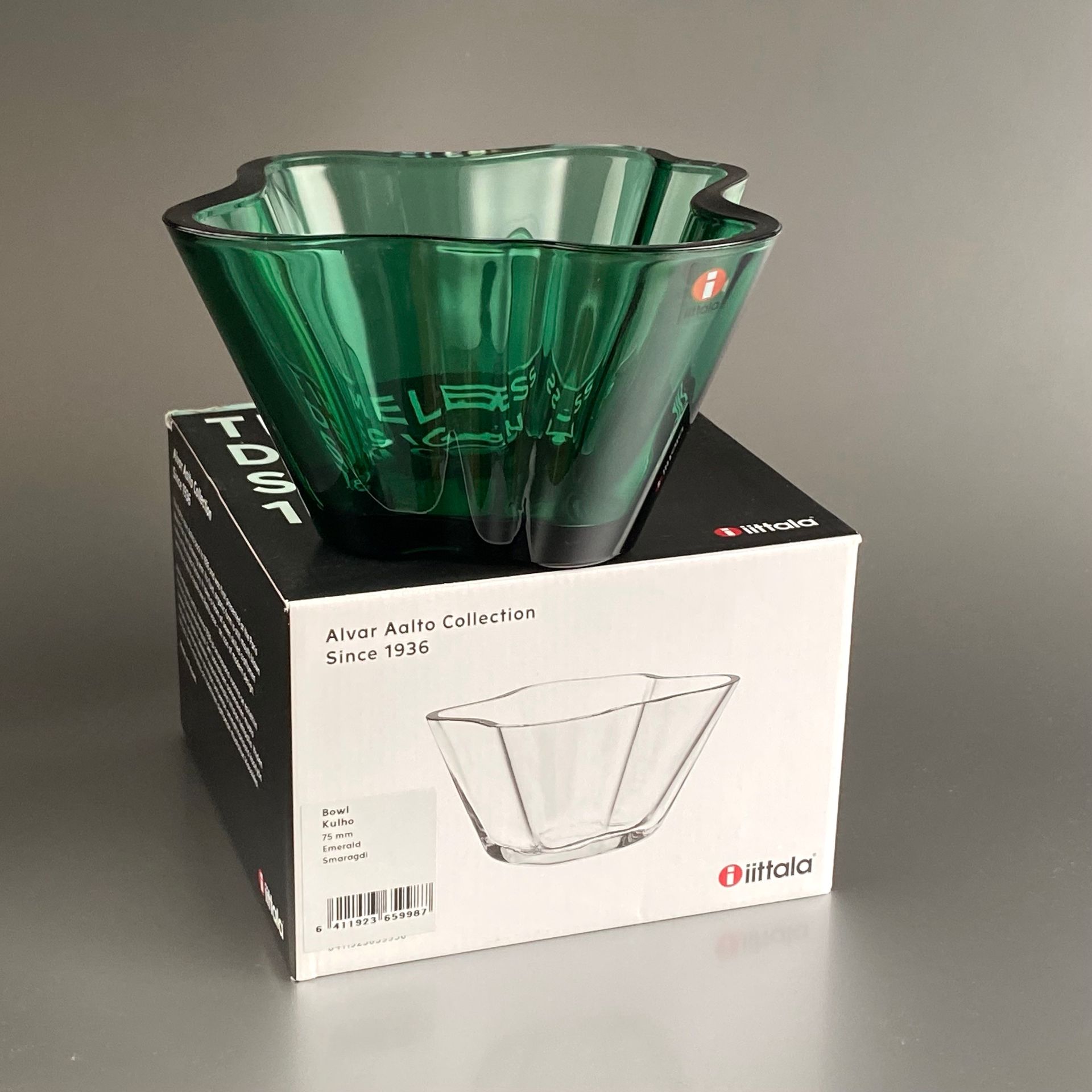 Iittala Alvar Aalto bowl 75 mm, emerald | Franckly