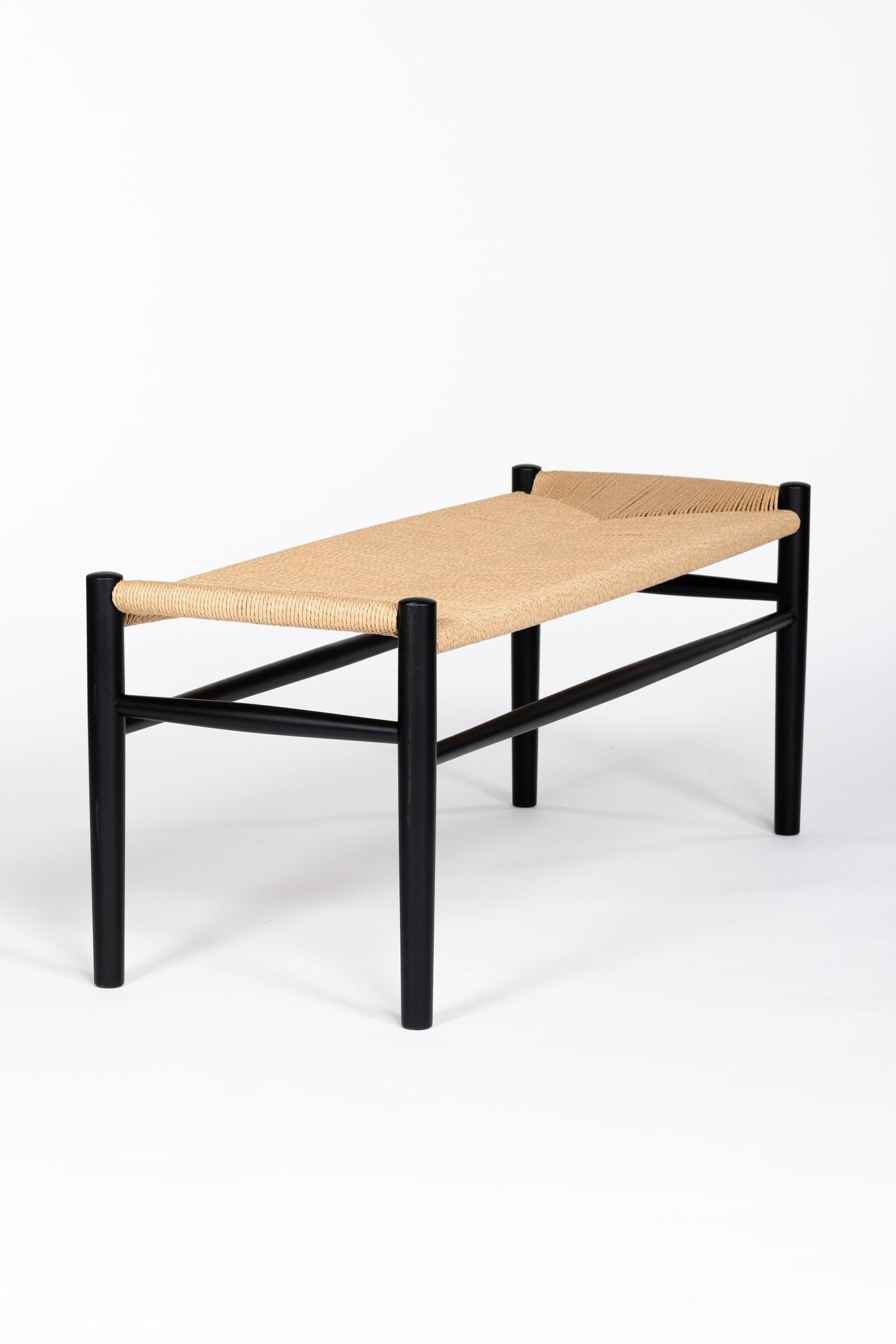 J83B Bench, Black - Natural | Franckly