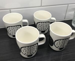 Marimekko Oiva - Kompotti muki 2,5 dl, mustavalkoinen | Käytetty design |  Franckly