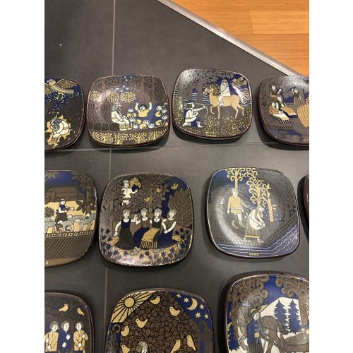 Kalevala annual plates 19791999 Franckly