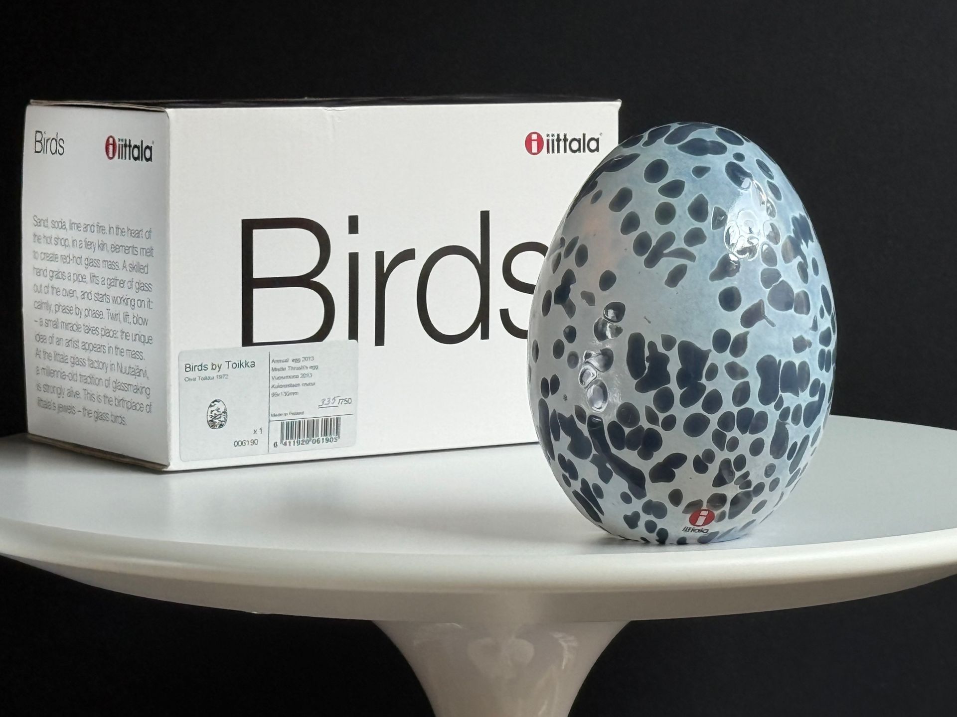  Birds by Toikka egg スコープ別注MAUVE Birds by Toikka egg スコープ別注MAUVE 【公式通販】