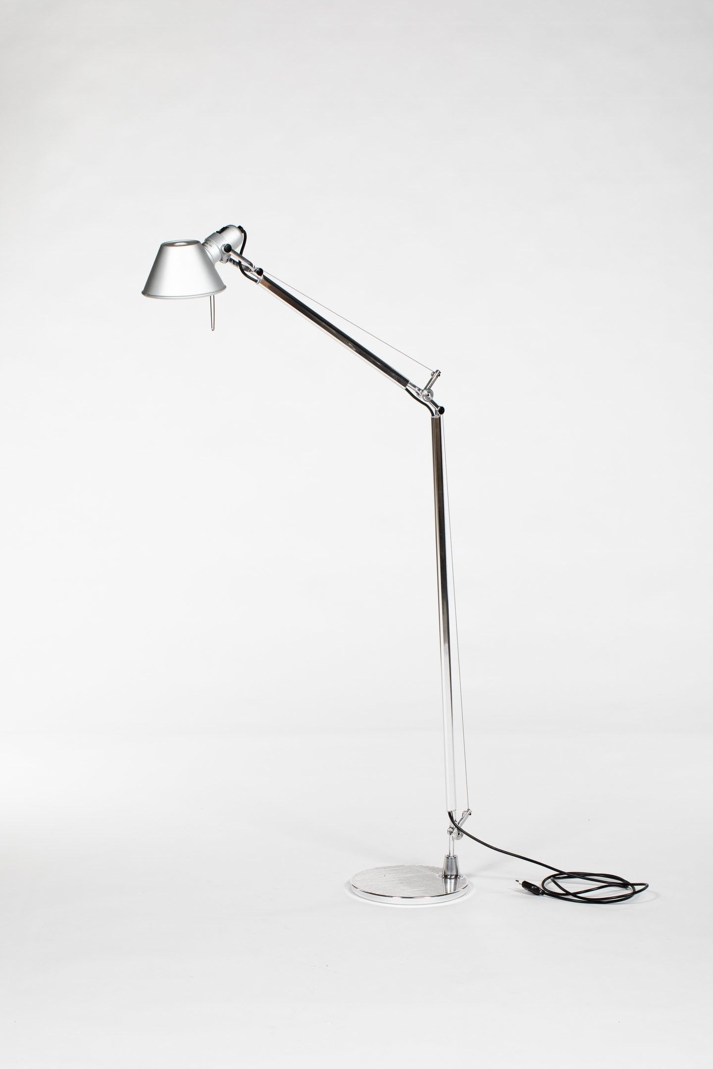 Tolomeo Lettura floor lamp, aluminium