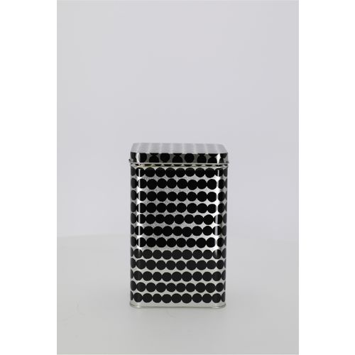 Räsymatto tin box, grey - black | Franckly