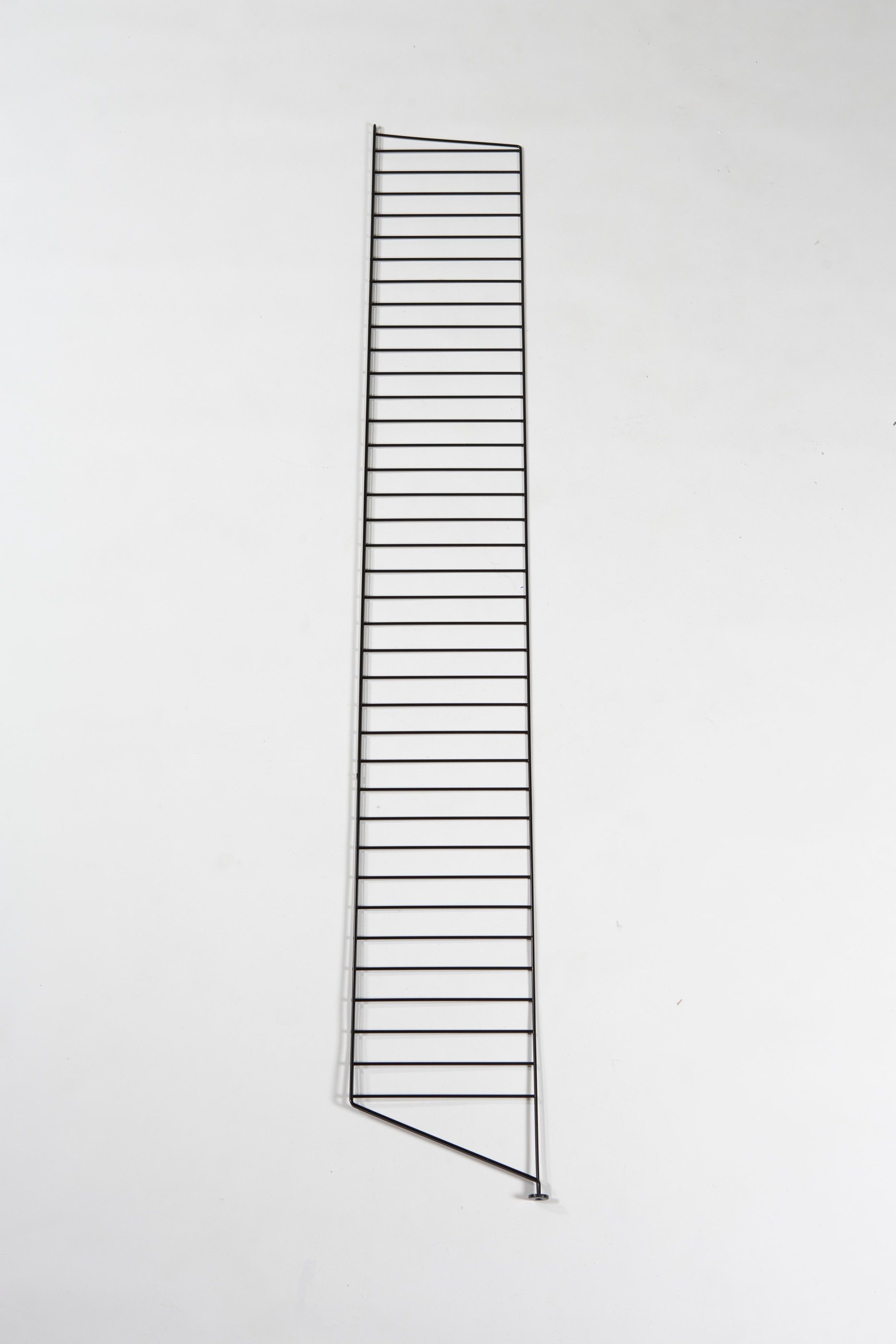 String floor panel 200 x 30 cm, black | Franckly