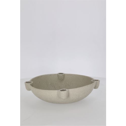 Bowl candle holder, large, ceramic Franckly