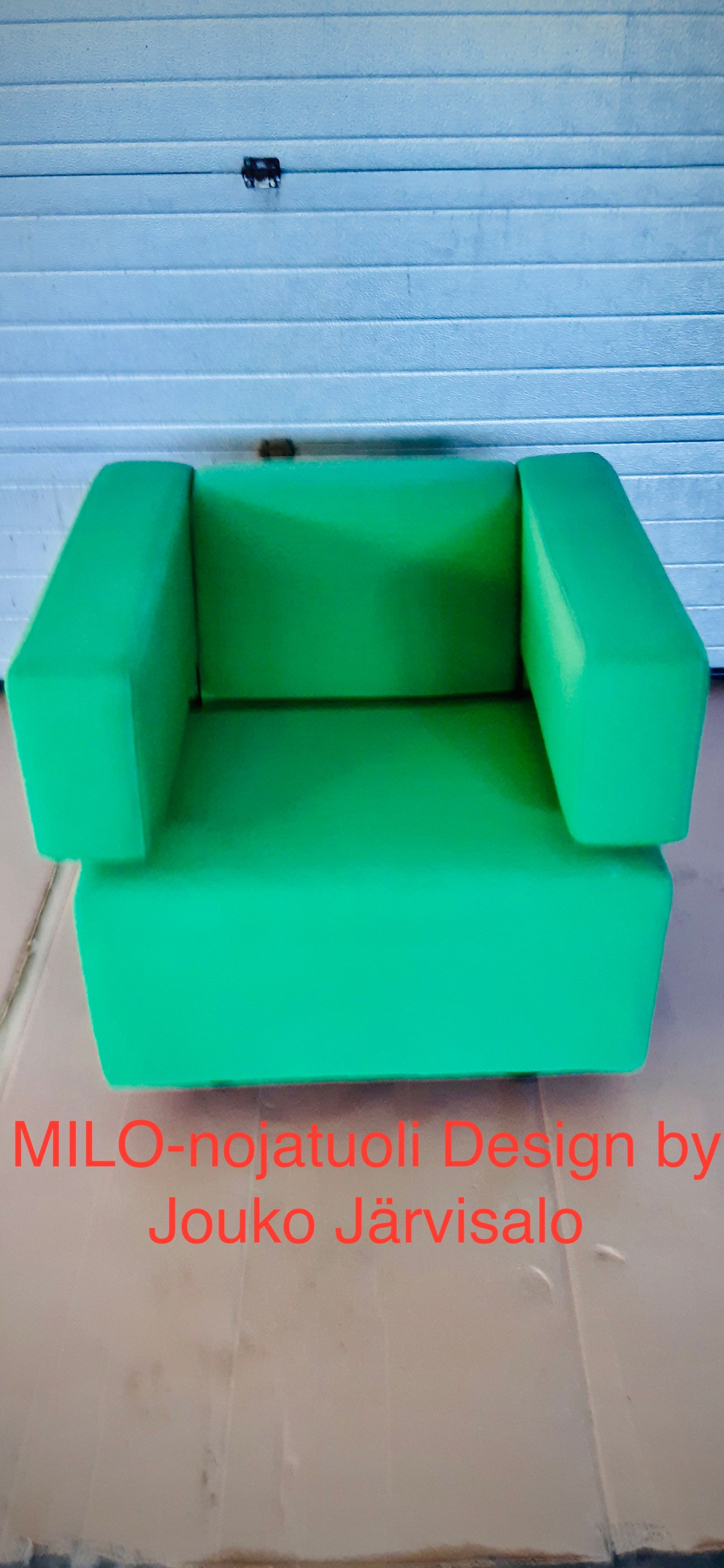 2 fresh green MILO design armchairs in good condition | Franckly