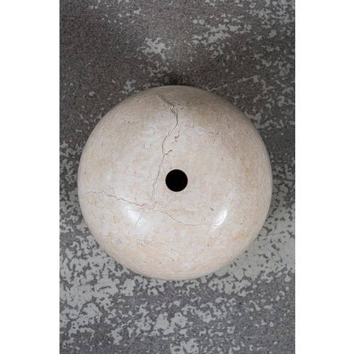 Lato LN8 coffee table, white Cream Diva marble Franckly