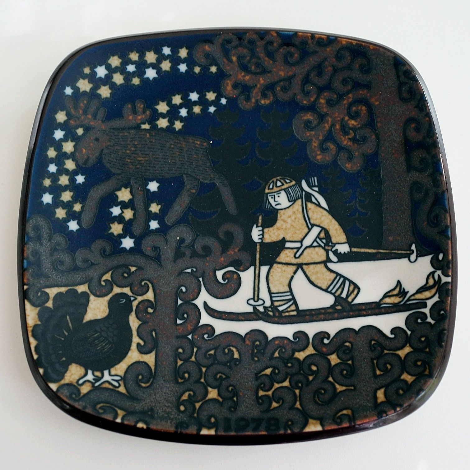 Kalevala annual plate 1978 Franckly