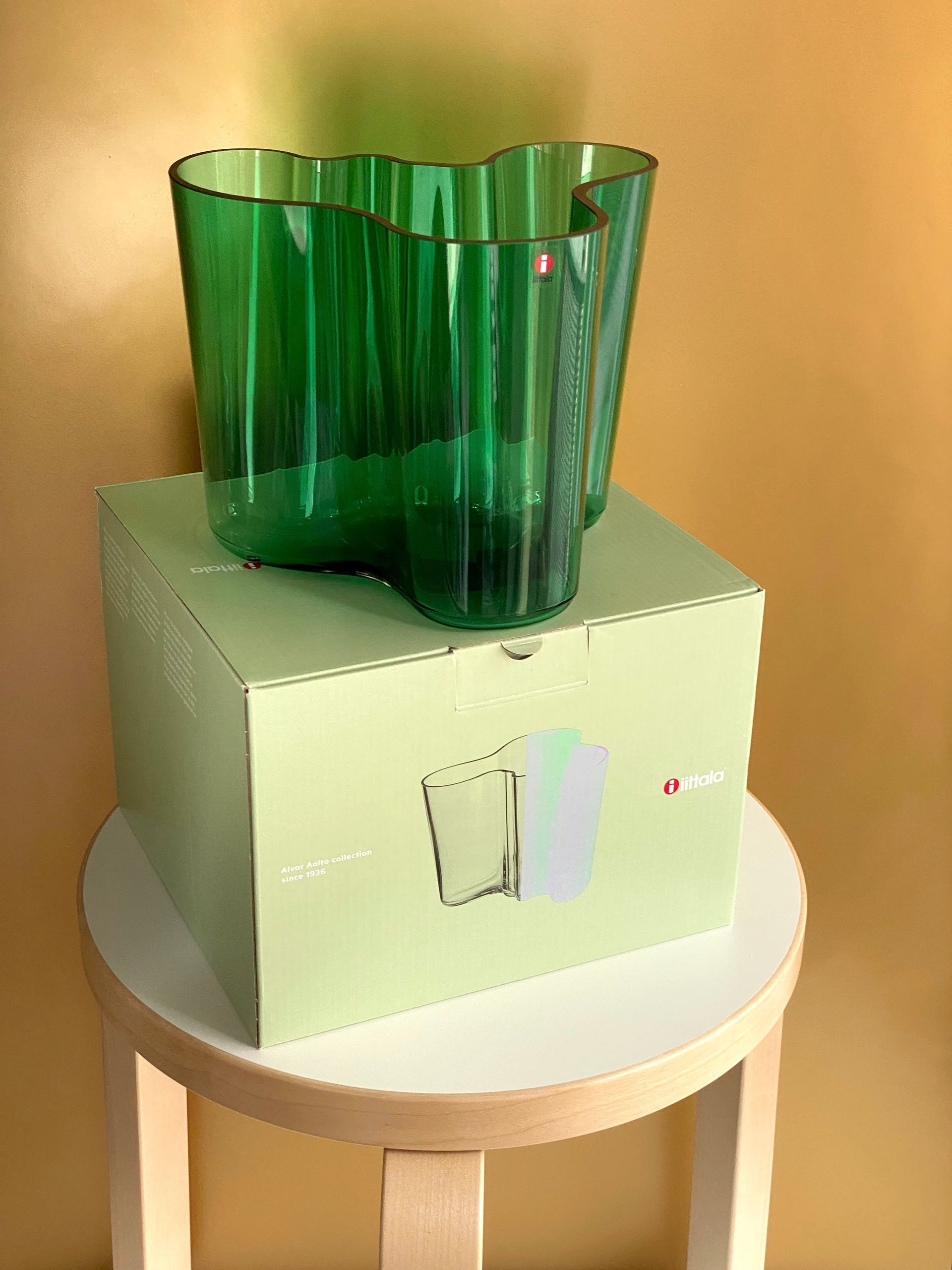 Iittala Alvar Aalto vase 160 mm, emerald | Franckly