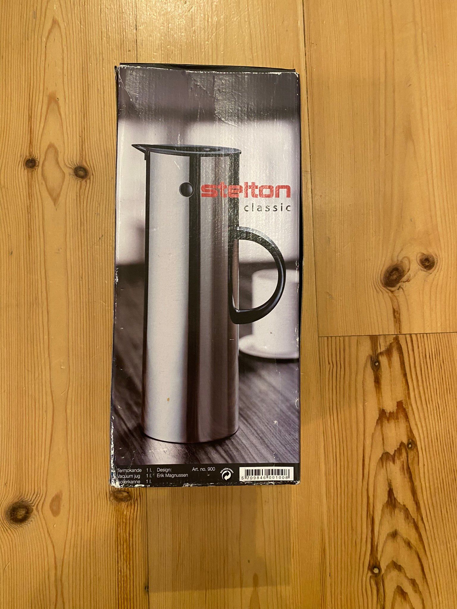 Stelton - EM77 Vacuum Jug 1 L - Thermos - Cloud