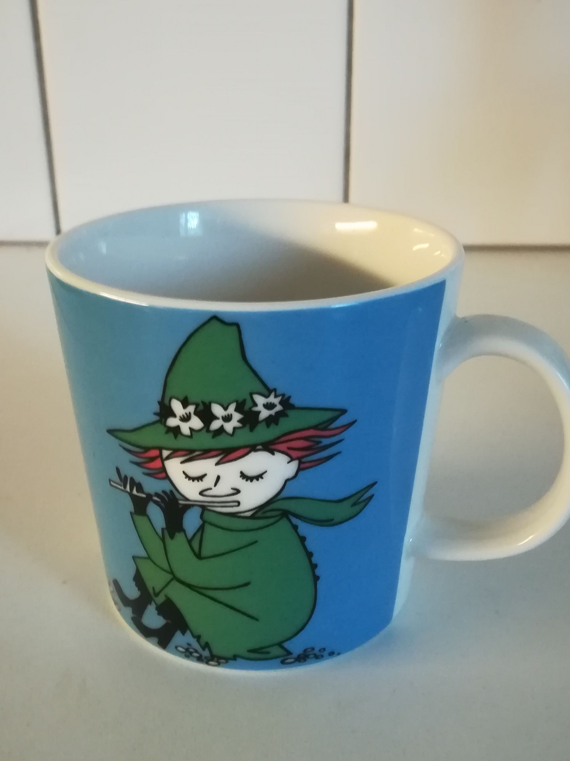 Moomin mug, Snufkin, light blue | Franckly