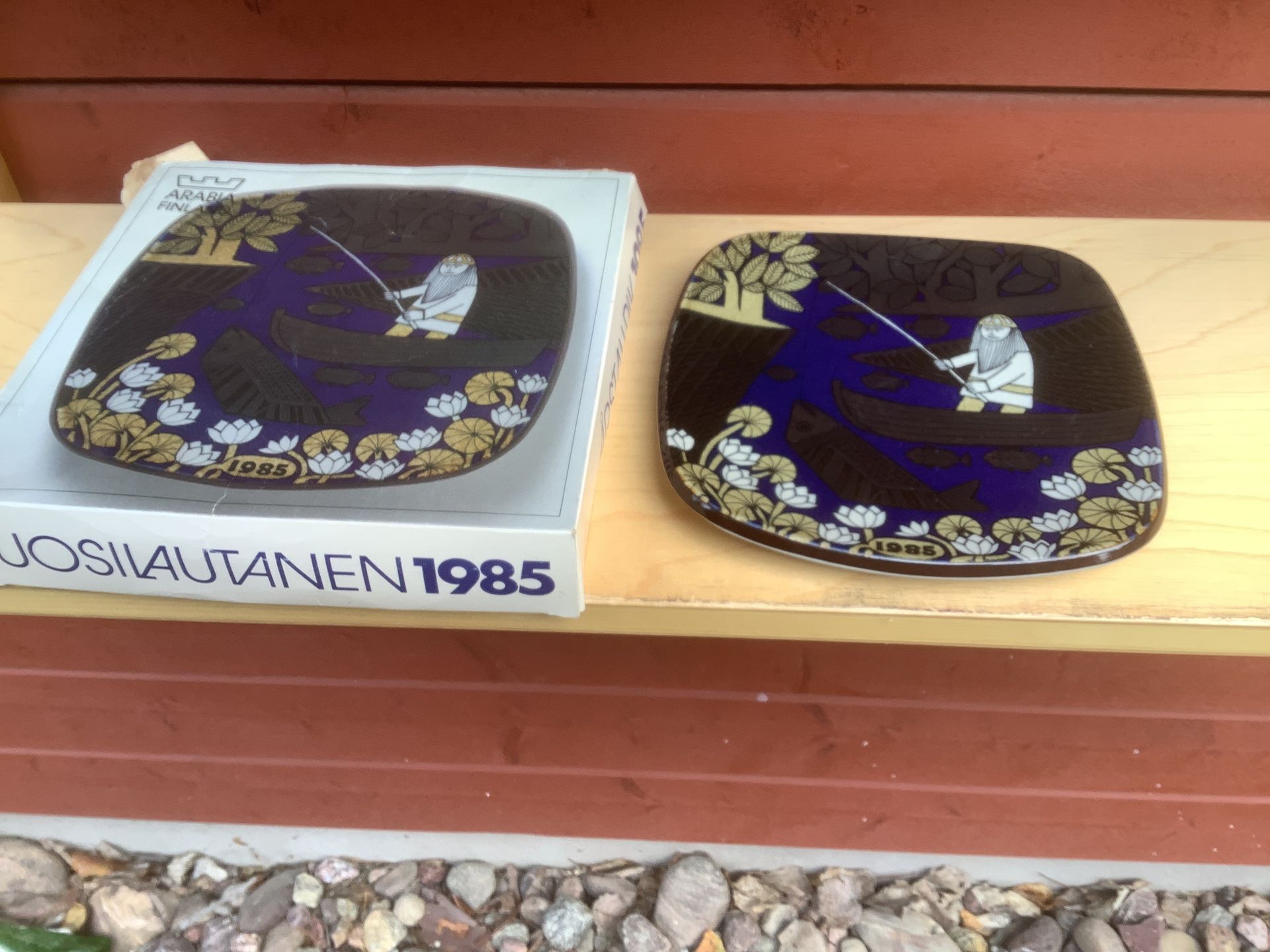 Kalevala annual plate 1985 Franckly