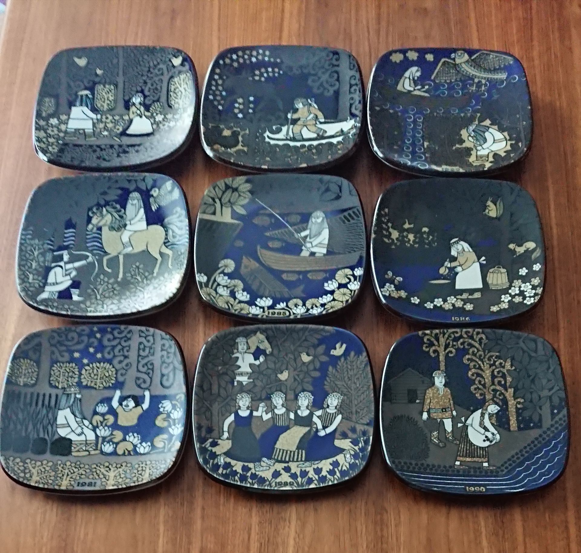 Kalevala annual plates Franckly