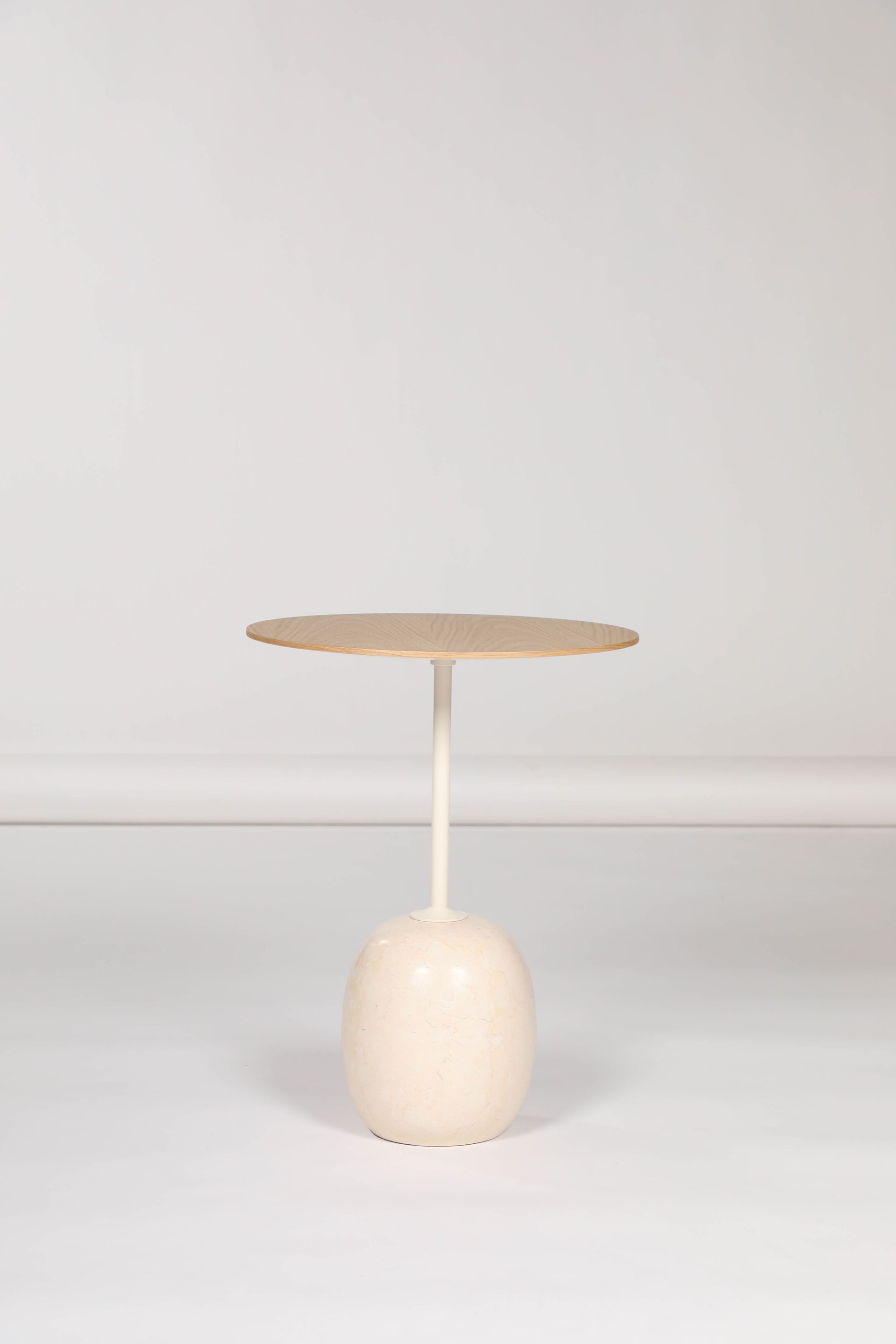 Lato LN8 coffee table, oak Cream Diva marble Franckly