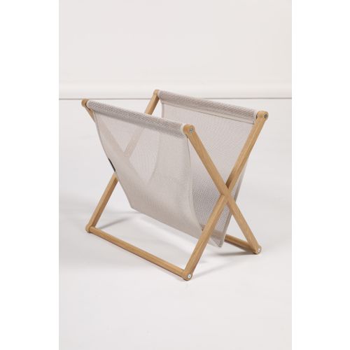 Magazine rack, oak - stone | Franckly