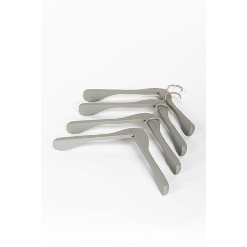 Hay Soft Coat Hanger Set of 4 - Grey Slim