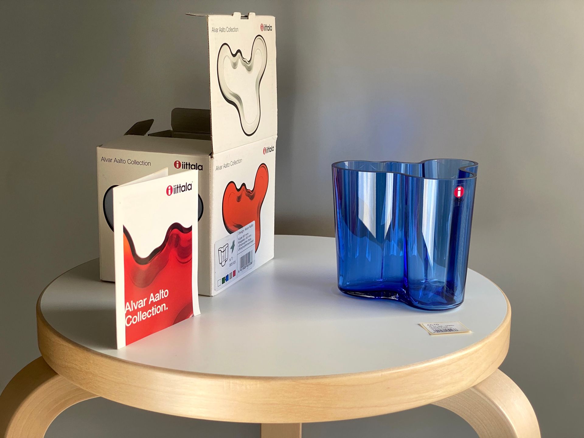 Iittala Alvar Aalto vase 95 mm, ultramarine blue | Franckly