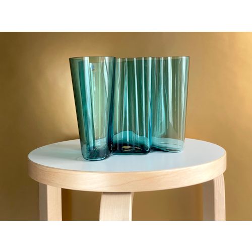 Iittala Aalto vase 160 mm, sea blue. Brand new. | Franckly
