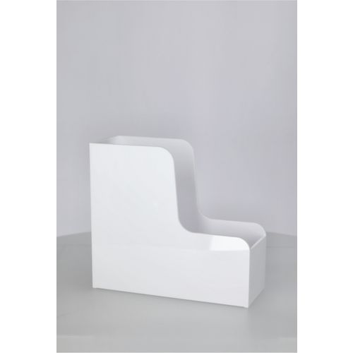 Magazine rack, white Franckly