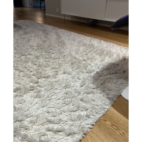 Fallingwater Shaggy rug, 180 x 270 cm, bone white | Franckly