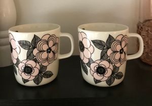 Marimekko Oiva - Kestit mug 4 dl, soft pink | Pre-used design | Franckly